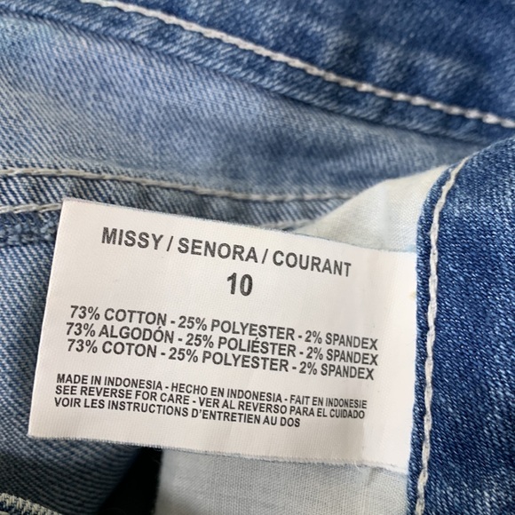 Nine West Vintage America Denim Jean Skirt Blue Size 10. - Picture 8 of 10